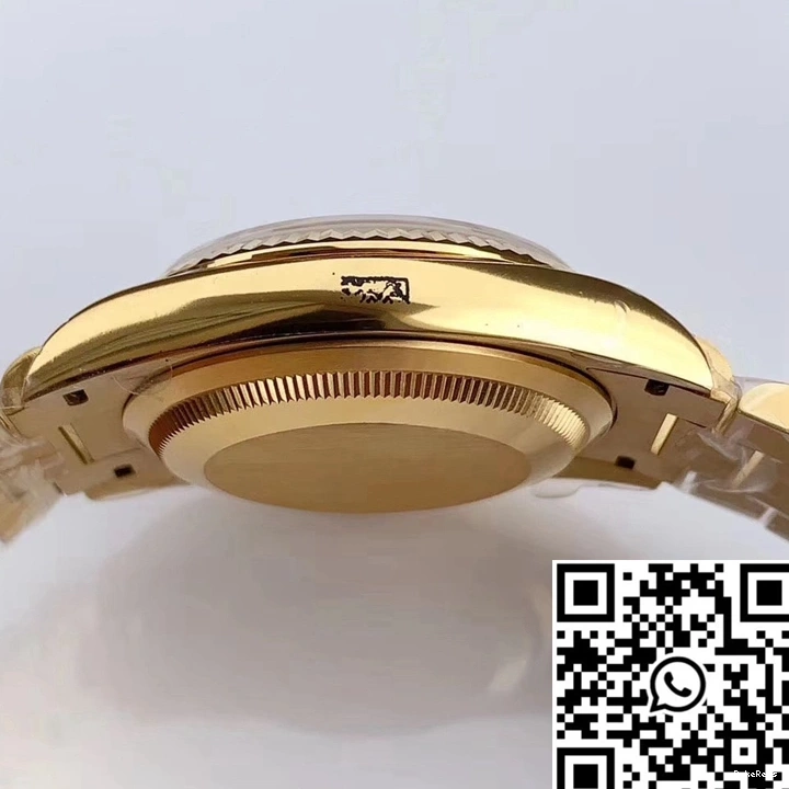 M128238-0022 Gold Yellow EW Gray Rolex Dial Factory Day-Date 0415